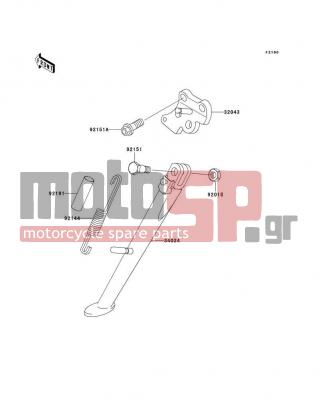KAWASAKI - ZZR600 2007 -  - Stand(s) - 92144-1818 - SPRING,SIDE STAND
