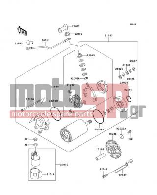 KAWASAKI - CONCOURS 2006 -  - Starter Motor - 27010-1235 - SWITCH,MAGNETIC