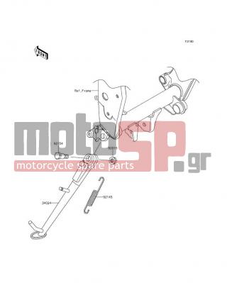 KAWASAKI - Z800 ABS 2016 -  - Stand(s) - 92145-0562 - SPRING,SIDE STAND