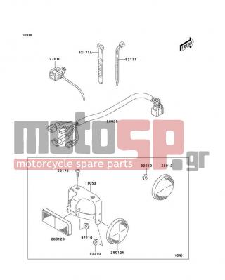 KAWASAKI - KLX125 2006 -  - Chassis Electrical Equipment - 92210-S067 - NUT