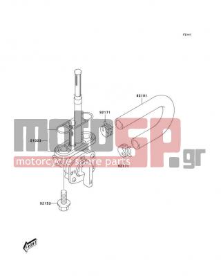KAWASAKI - KLX125 2006 - Body Parts - Fuel Filter - 92171-S003 - CLAMP,FUEL HOSE