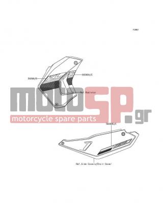 KAWASAKI - KLR™650 2015 - Body Parts - Decals(Green)(White)(EFF)