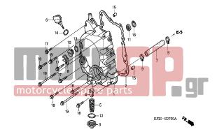 HONDA - SES150 (ED) 2004 - Κινητήρας/Κιβώτιο Ταχυτήτων - RIGHT CRANKCASE COVER