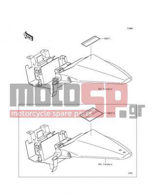 KAWASAKI - KLX®110L 2015 - Body Parts - Labels - 56071-0019 - LABEL-WARNING,OFF LOAD ONLY