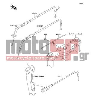 KAWASAKI - VULCAN 1600 NOMAD 2006 -  - Cables - 54012-0069 - CABLE-THROTTLE,OPENING