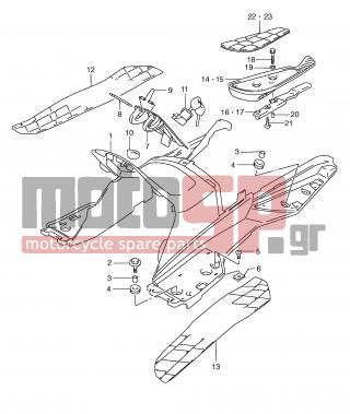 SUZUKI - AN250 (E2) Burgman 2001 - Body Parts - REAR LEG SHIELD (MODEL Y) - 03541-05123-000 - SCREW
