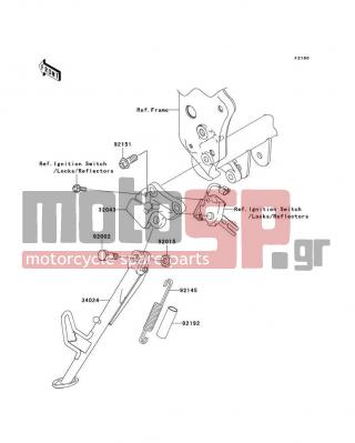 KAWASAKI - Z750S 2006 -  - Stand(s) - 92145-0085 - SPRING,SIDE STAND