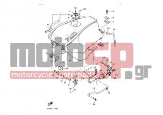YAMAHA - FJ1200A (EUR) 1992 - Body Parts - FUEL TANK - 90467-11090-00 - Clip