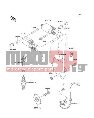 KAWASAKI - CANADA ONLY 2005 -  - Ignition System - 130G0512 - BOLT-FLANGED