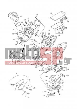 YAMAHA - YZF R6 (GRC) 2006 - Body Parts - FENDER - 4XV-2814F-00-00 - Box, Spark Plug