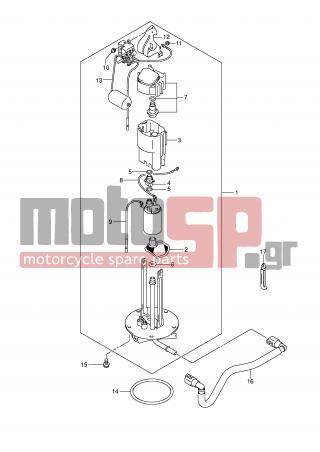 SUZUKI - DL650A (E2) ABS V-Strom 2007 - Electrical - FUEL PUMP - 15112-05H00-000 - JOINT