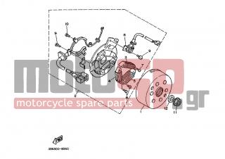 YAMAHA - DT200R (EUR) 1989 - Electrical - GENERATOR - 97601-04108-00 - Screw, Pan Head With Washer