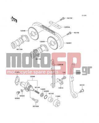 KAWASAKI - CANADA ONLY 2004 - Engine/Transmission - Camshaft(s)/Tensioner - 14014-1139 - PLATE-POSITION