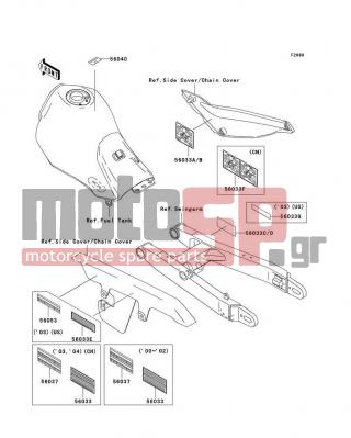 KAWASAKI - CANADA ONLY 2004 - Body Parts - Labels - 56033-1365 - LABEL-MANUAL,DAILY SAFETY