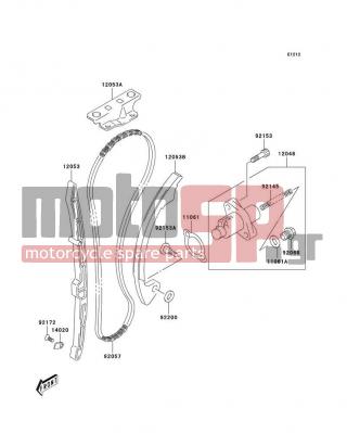 KAWASAKI - CANADA ONLY 2004 -  - Cam Chain/Tensioner - 11061-S073 - GASKET,TENSIONER ADJUSTER