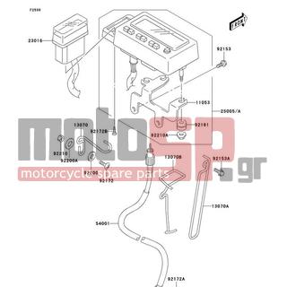 KAWASAKI - CANADA ONLY 2004 -  - Meter(s) - 13070-S021 - GUIDE,METER CABLE