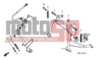 HONDA - FES150A (ED) ABS 2007 - Frame - STAND - 50541-MY5-860 - SPRING, SIDE STAND