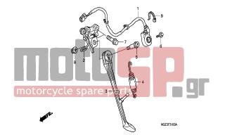 HONDA - VFR1200FB (ED) 2011 - Frame - STAND - 35700-MGE-640 - SWITCH ASSY., SIDE STAND