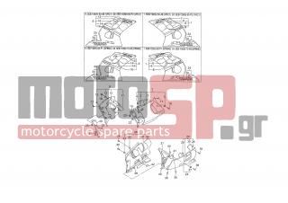 YAMAHA - YZF R6 (GRC) 2001 - Body Parts - COWLING 2 - 5MT-28301-10-00 -  Graphic Set, Lower Cover 1