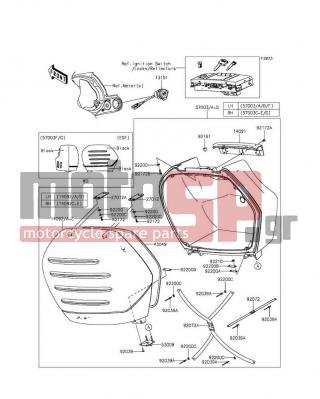 KAWASAKI - CONCOURS®14 ABS 2016 - Body Parts - Saddlebags - 92200-0373 - WASHER,5MM