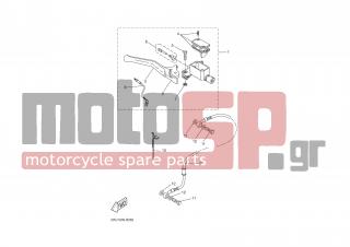 YAMAHA - YQ50 (GRC) 2008 - Φρένα - FRONT MASTER CYLINDER - 90201-10X03-00 - Washer, Plate
