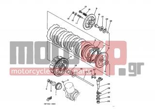 YAMAHA - RD350LC (ITA) 1991 - Engine/Transmission - CLUTCH - 90208-16805-00 - Washer, Conical Spring