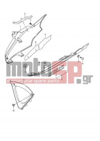 SUZUKI - GSX-R600 (E2) 2008 - Body Parts - UNDER COWLING (MODEL L0) - 09139-05064-000 - SCREW, RH