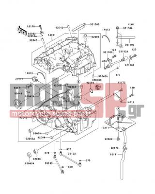KAWASAKI - NINJA® ZX™-6R 2003 - Κινητήρας/Κιβώτιο Ταχυτήτων - Crankcase - 92066-1110 - PLUG