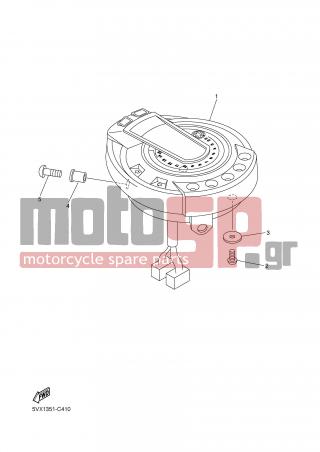 YAMAHA - FZ6-S (GRC) 2004 - Electrical - METER - 90201-06380-00 - Washer, Plate