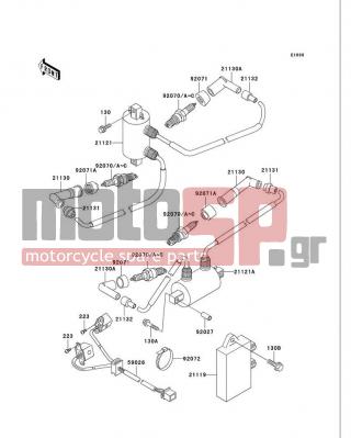 KAWASAKI - VULCAN 750 2003 -  - Ignition System - 21121-1125 - COIL-IGNITION,RR