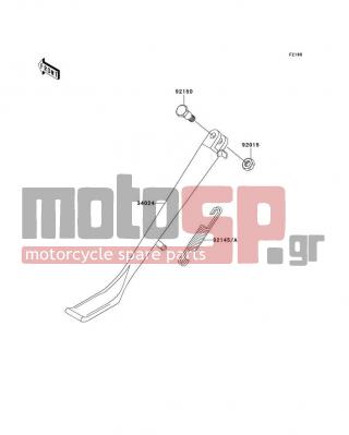 KAWASAKI - VULCAN 800 CLASSIC 2003 -  - Stand(s) - 92145-1261 - SPRING,SIDE STAND