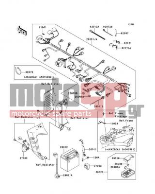 KAWASAKI - Z1000 2003 -  - Chassis Electrical Equipment(A1/A2) - 26021-0001 - JUNCTION BOX