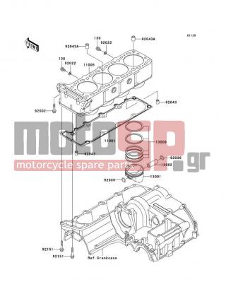 KAWASAKI - ZRX1200R 2003 - Κινητήρας/Κιβώτιο Ταχυτήτων - Cylinder/Piston(s)