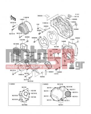 KAWASAKI - ZRX1200R 2003 - Engine/Transmission - Engine Cover(s) - 11061-1155 - GASKET,PULSING COVER