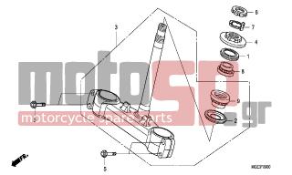 HONDA - VFR1200FB (ED) 2011 - Frame - STEERING STEM - 90506-425-830 - WASHER, LOCK