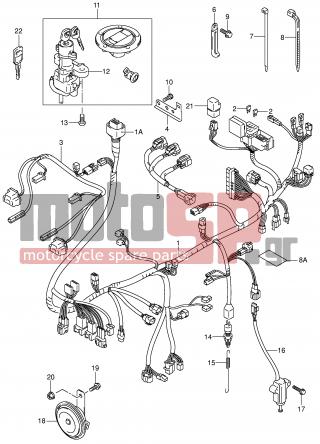 SUZUKI - SV1000 (E2) 2003 - Electrical - WIRING HARNESS (SV1000S/S1/S2) - 36859-16G00-000 - WIRE, INJECTOR LEAD
