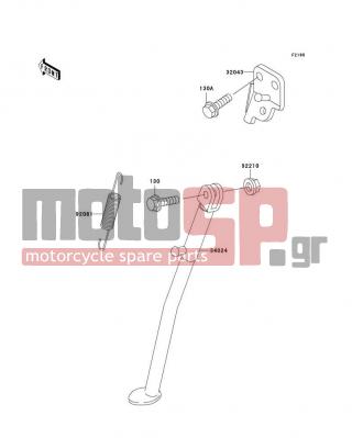 KAWASAKI - KDX220R 2002 -  - Stand(s) - 92081-1419 - SPRING,SIDE STAND