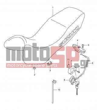 SUZUKI - XF650 (E2) Freewind 2001 - Body Parts - SEAT - 02112-06303-000 - SCREW