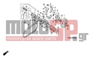 HONDA - SZX50 (X8R) (IT) 2001 - Engine/Transmission - DRIVEN FACE - 23225-GR1-750 - PIN, GUIDE