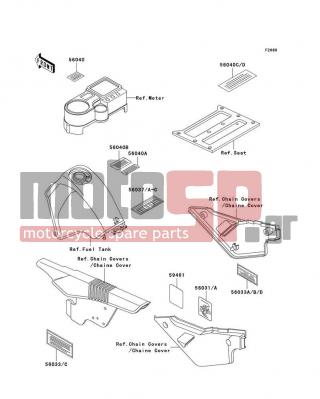 KAWASAKI - KLR650 2002 - Body Parts - Labels - 56037-1371 - LABEL-SPECIFICATION,TIRE&LOAD