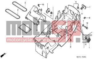 HONDA - VTR1000SP (ED) 2006 - Body Parts - REAR FENDER ( VTR1000SP2/3 /4/5/6) - 33741-MS6-921 - REFLECTOR, REFLEX (STANLEY)