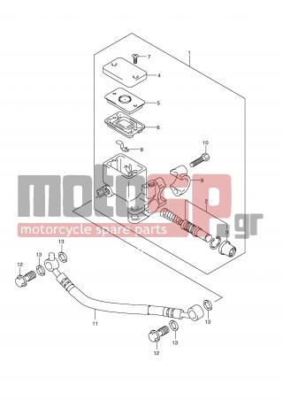 SUZUKI - UX150 (E2) Sixteen 2010 - Brakes - REAR MASTER CYLINDER (MODEL K8) - 59600-45850-000 - PISTON/CUP SET