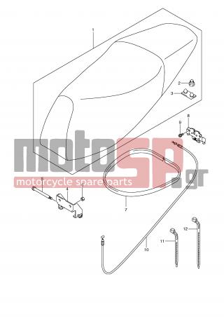 SUZUKI - UX150 (E2) Sixteen 2010 - Body Parts - SEAT (MODEL L0) - D9448-02875-000 - CLAMP