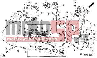HONDA - FJS600 (ED) Silver Wing 2001 - Body Parts - FUEL TANK - 90505-MC4-000 - GROMMET A, AIR CLEANER CASE