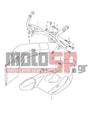 SUZUKI - GSX1300R (E2) Hayabusa 2004 - Body Parts - COWL BODY INSTALLATION PARTS - 08313-20083-000 - NUT