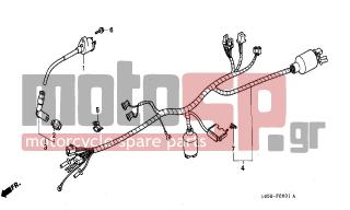 HONDA - Z50J (DK) 1996 - Electrical - WIRE HARNESS (2) - 30510-GZ9-000 - COIL COMP., IGNITION (TEC)