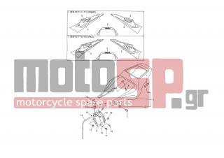 YAMAHA - YZF R6 (GRC) 2001 - Body Parts - SIDE COVER - 26H-21828-00-00 - Elbow