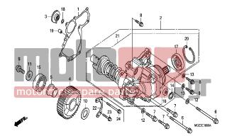 HONDA - VFR1200FB (ED) 2011 - Engine/Transmission - SIDE GEAR CASE - 94520-65120- - CIRCLIP, INTERNAL, 65MM