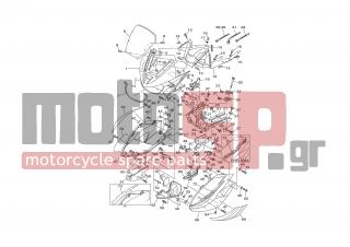 YAMAHA - TDM900 ABS (GRC) 2007 - Body Parts - COWLING 1 - 5PS-28391-A0-00 - Graphic 1