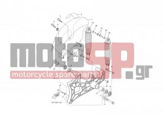 YAMAHA - VP125 (GRC) 2008 - Suspension - REAR ARM  SUSPENSION - 90201-08X03-00 - Washer, Plate
